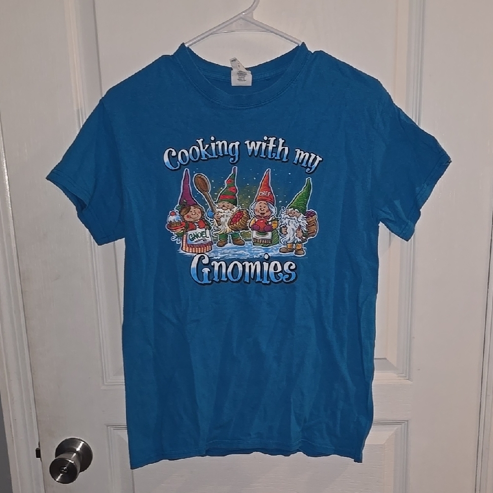 Cooking With My Gnomies Women's Small Short Sleeve Shirt